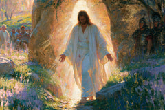The Resurrection of Jesus Christ — Tenderness amid Flowering Blues