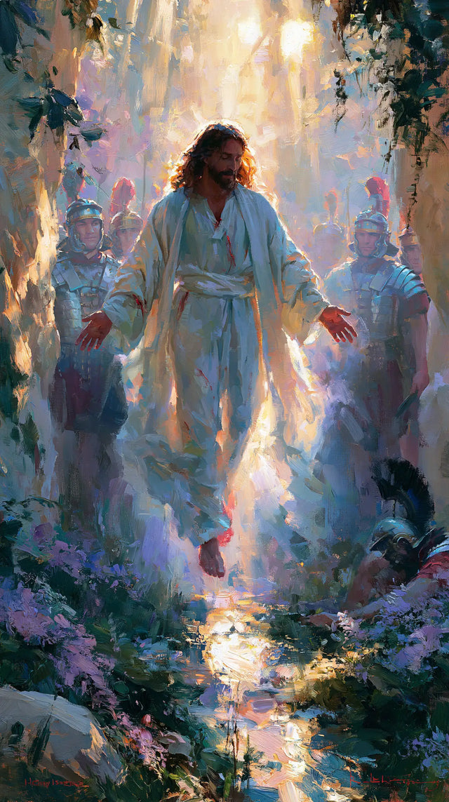 The Resurrection of Jesus Christ — White in the Crystal Garden