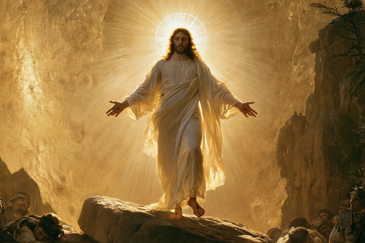 The Resurrection of Jesus Christ — The Halo above the Slanting Slab