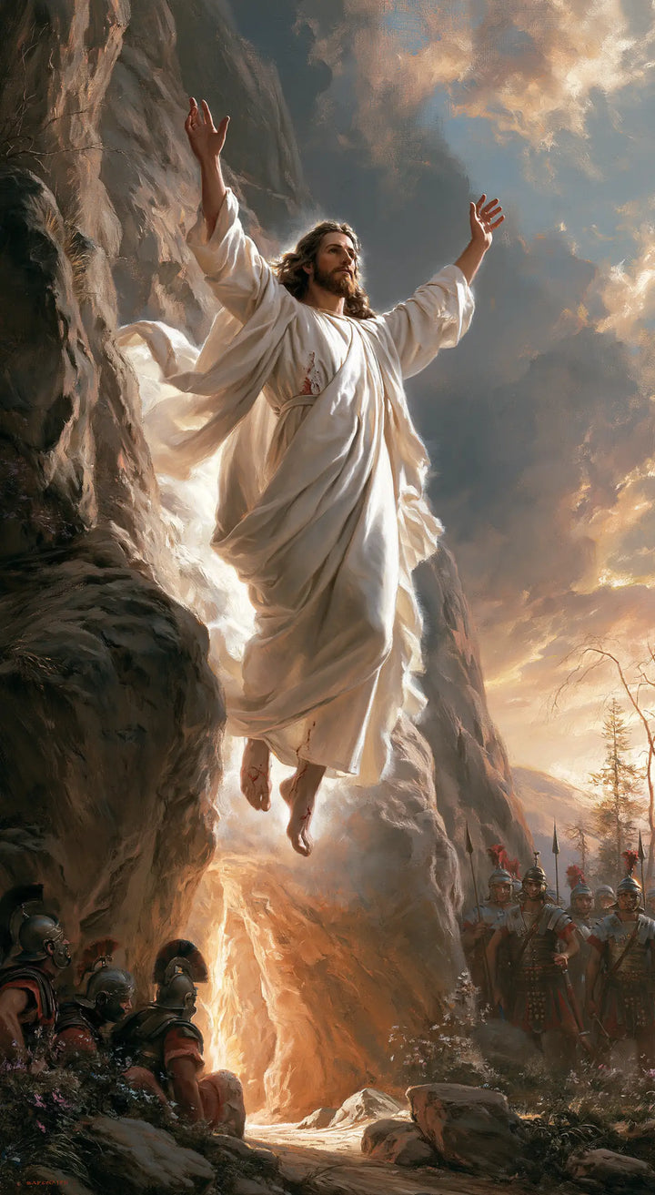 The Resurrection of Jesus Christ — Arms beside the Silvered Cliff