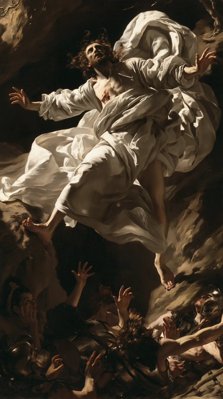 The Resurrection of Jesus Christ — The Great Fold behind the Head
