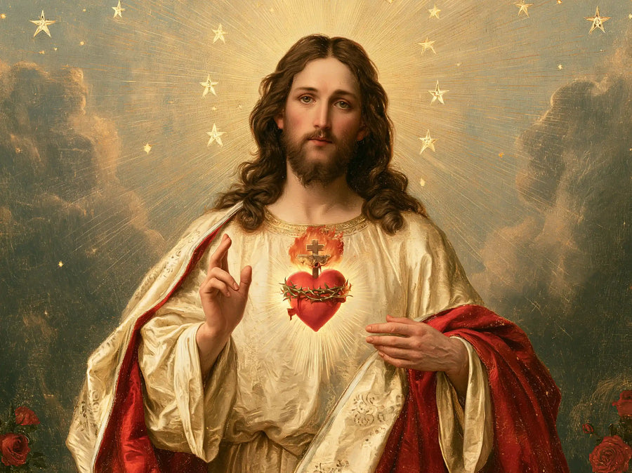 Sacred Heart of Jesus – Symbolist · Landscape no. 9