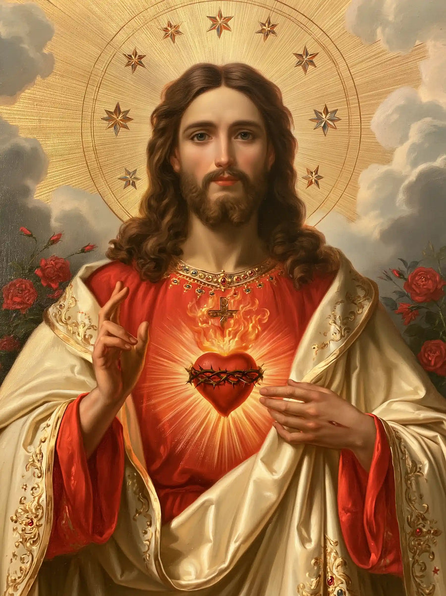 Sacred Heart of Jesus – Symbolist · Portrait no. 12