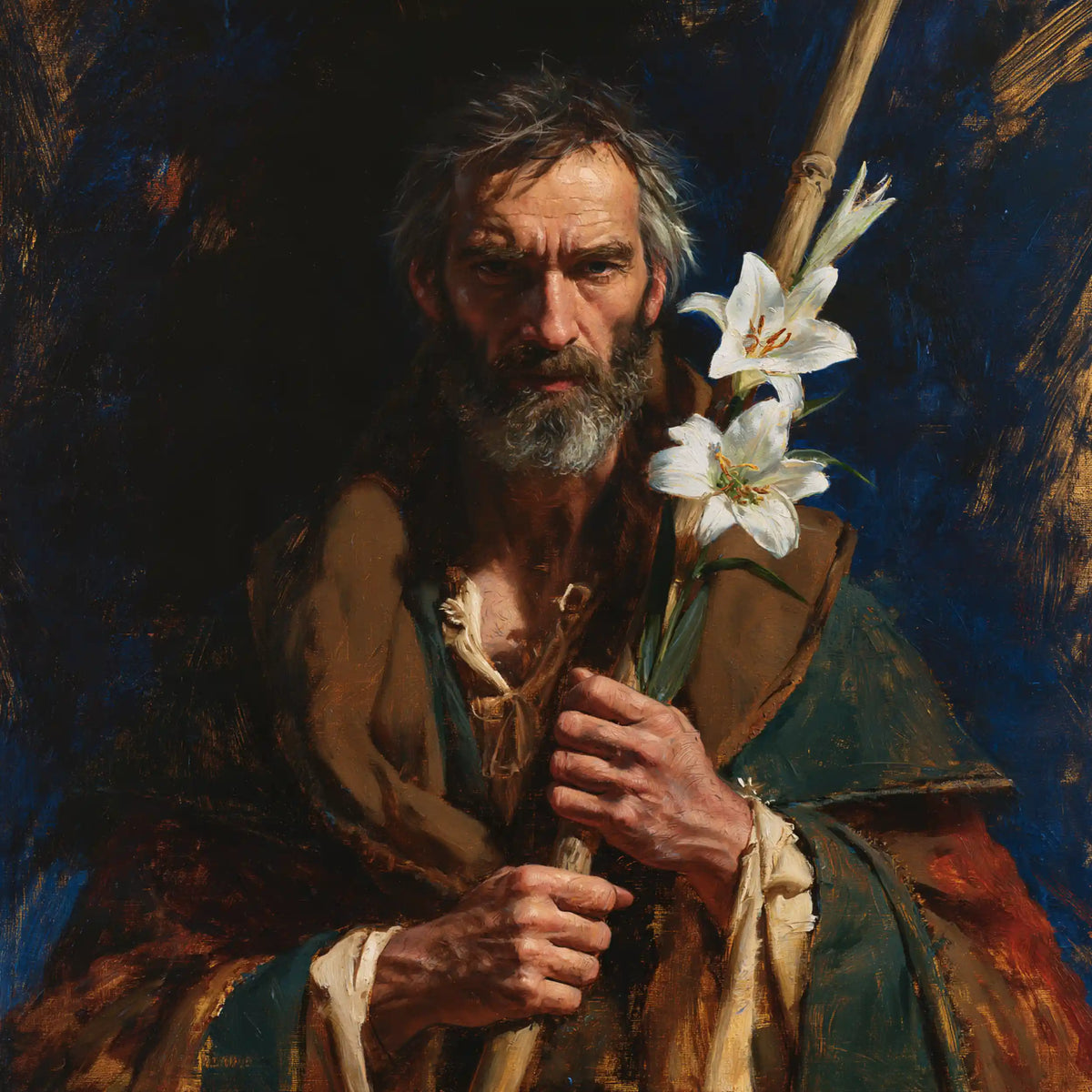 Saint Joseph – Expressionist · Square no. 4