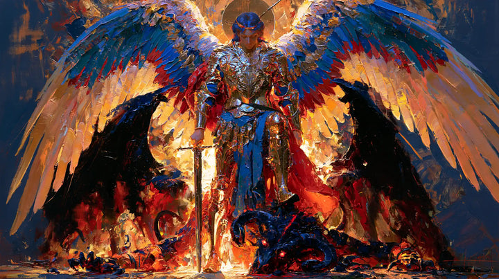 Saint Michael the Archangel – Expressionist · Landscape no. 10