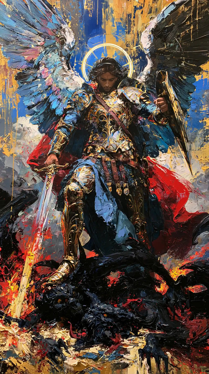 Saint Michael the Archangel – Expressionist · Portrait no. 2
