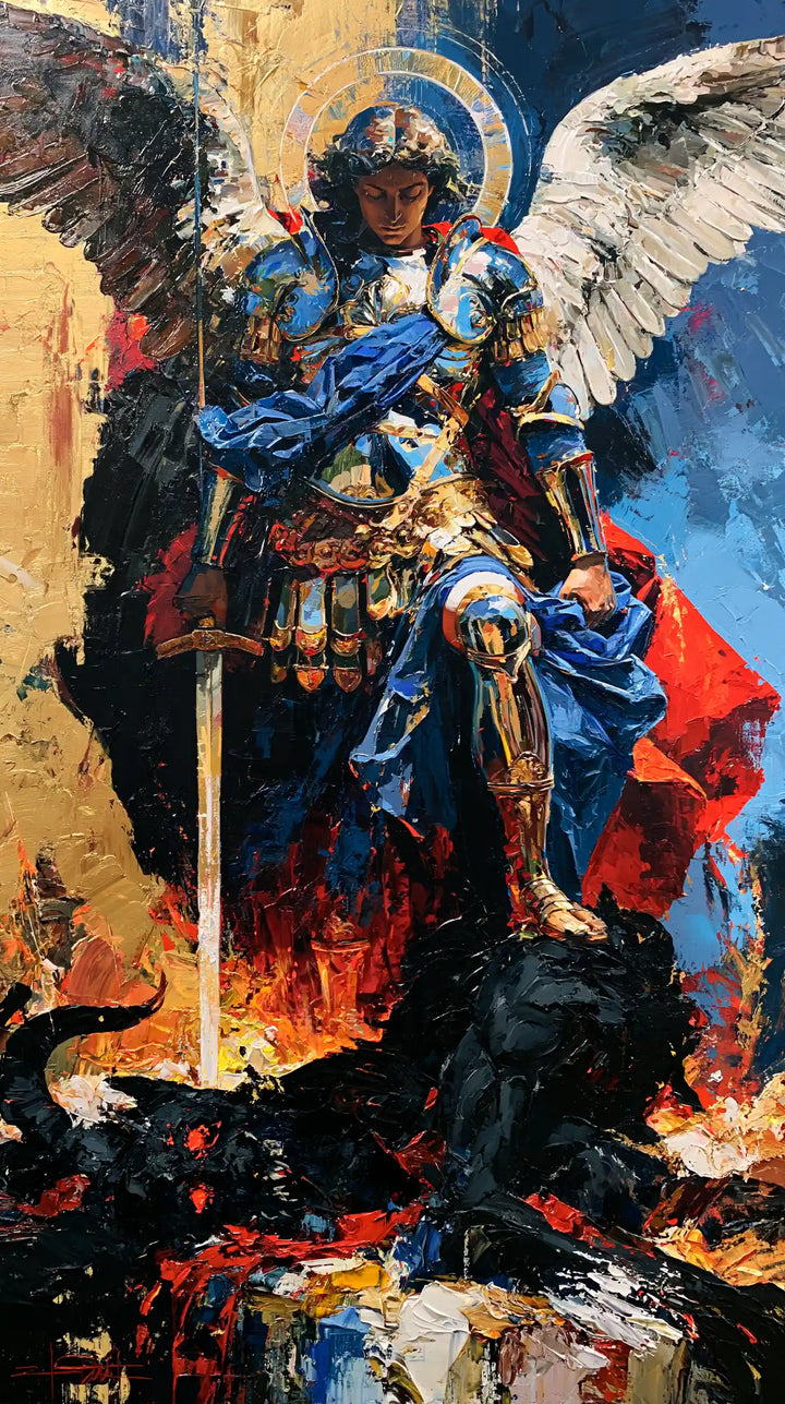 Saint Michael the Archangel – Expressionist · Portrait no. 5