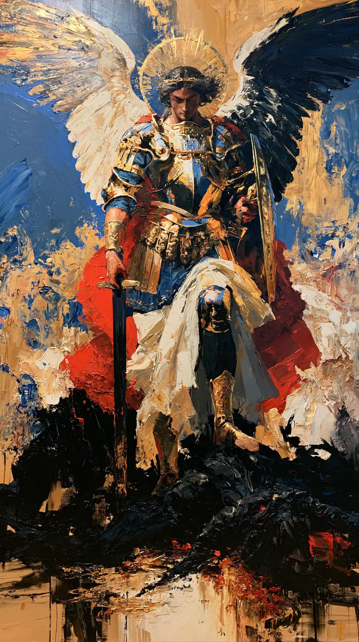 Saint Michael the Archangel – Expressionist · Portrait no. 7