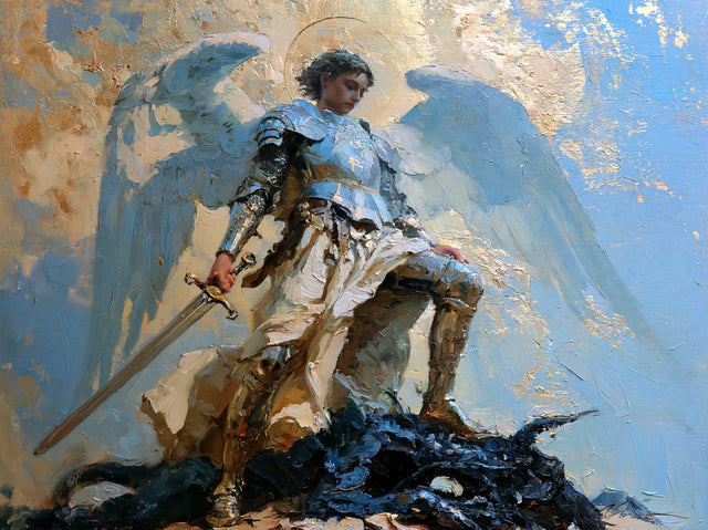 Saint Michael the Archangel – Impressionist · Landscape no. 7
