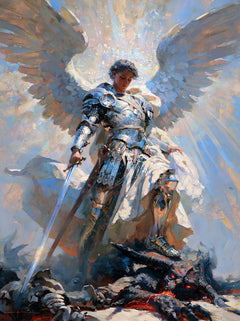 Saint Michael the Archangel – Impressionist · Portrait no. 9