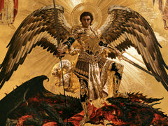 Saint Michael the Archangel – Sacred Gold · Landscape no. 1
