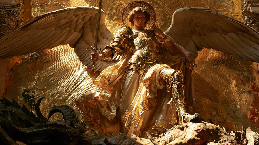 Saint Michael the Archangel – Sacred Gold · Landscape no. 14
