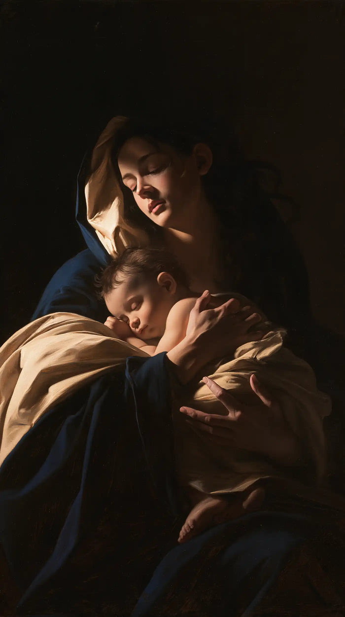 The Virgin and Child — Sleep in the Shelter of Folds