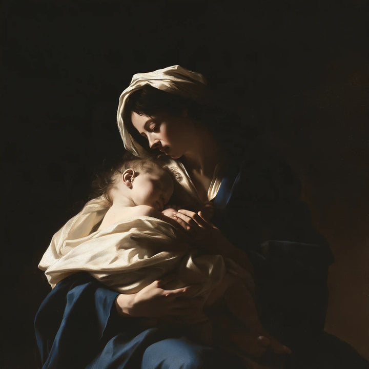 The Virgin and Child — Rest beneath the Inclined Lips