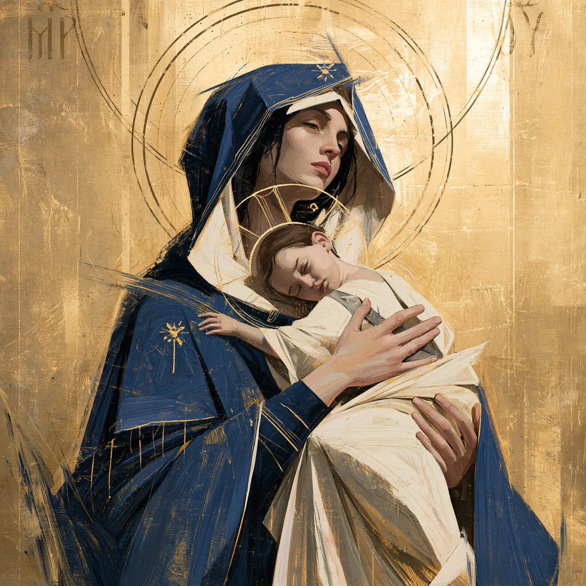 The Virgin and Child — Sleep Beneath Delicate Circles