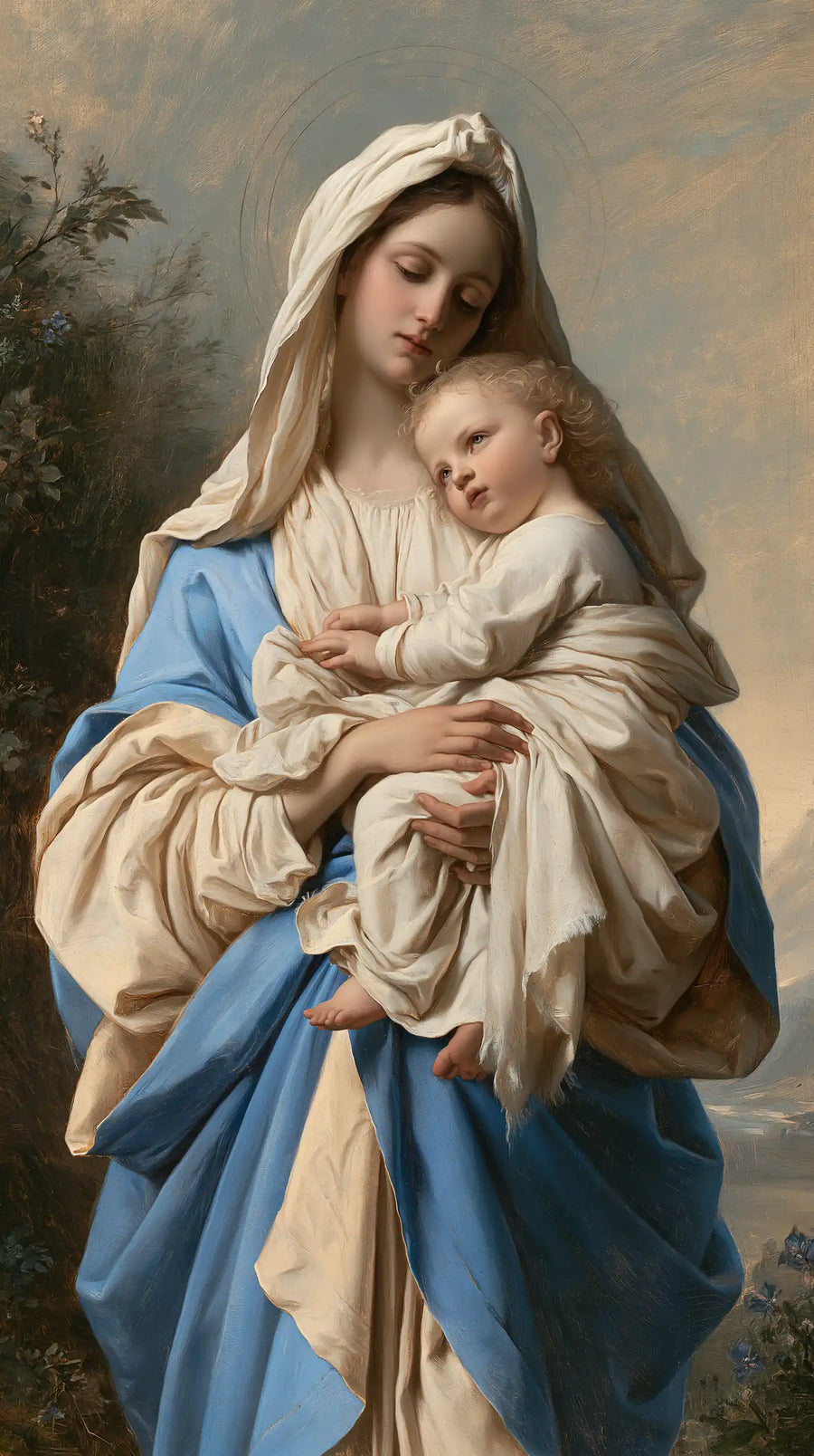 Virgin Mary and Child Jesus - Florentine Renaissance · Portrait n° 2