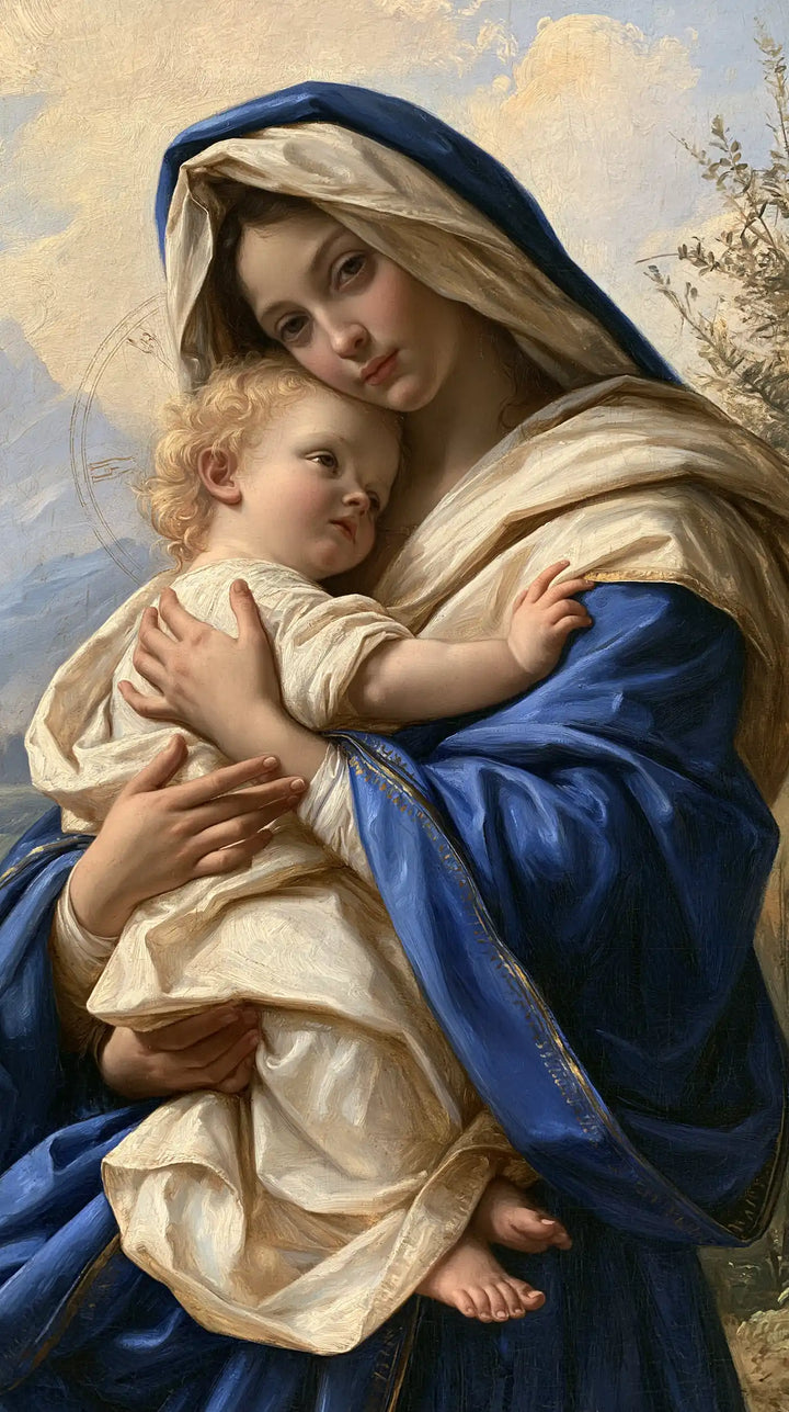 Virgin Mary and Child Jesus - Florentine Renaissance · Portrait n° 8