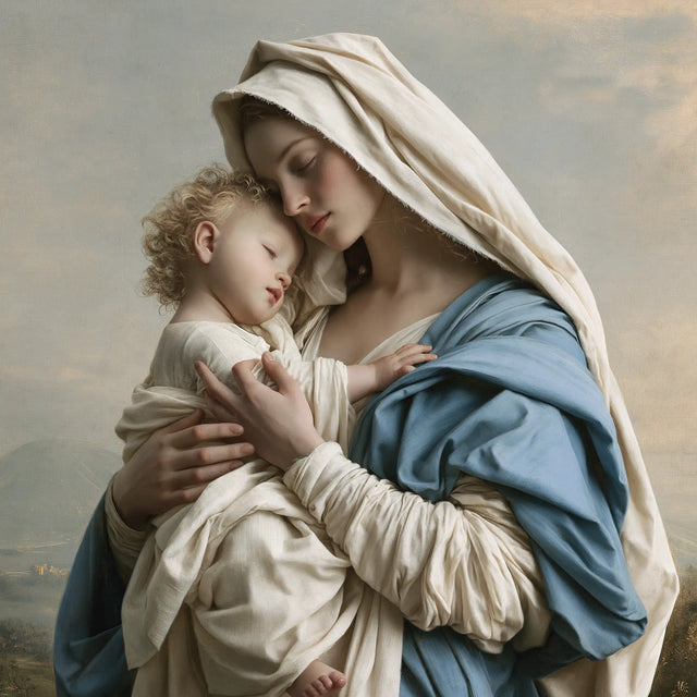 The Virgin and Child — Brow to Brow in the Quiet Day