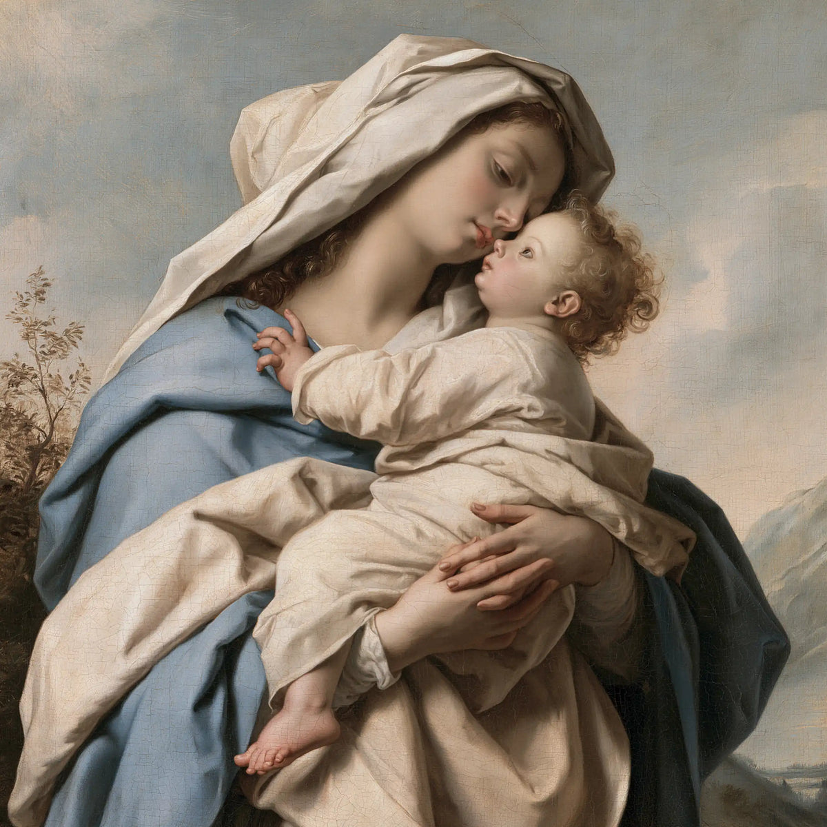 The Virgin and Child — A Kiss Turned Towards the Sky