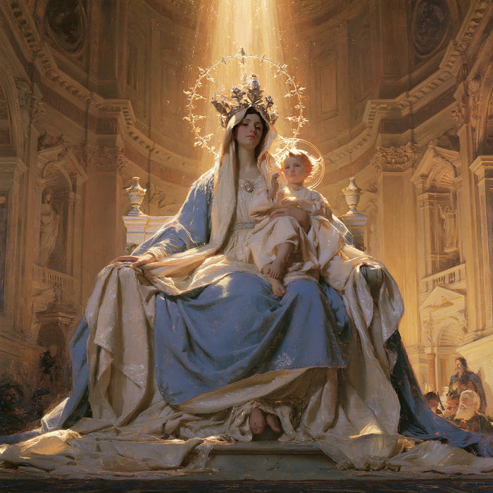 The Virgin and Child — The Throne with a Crown of Slender Stars