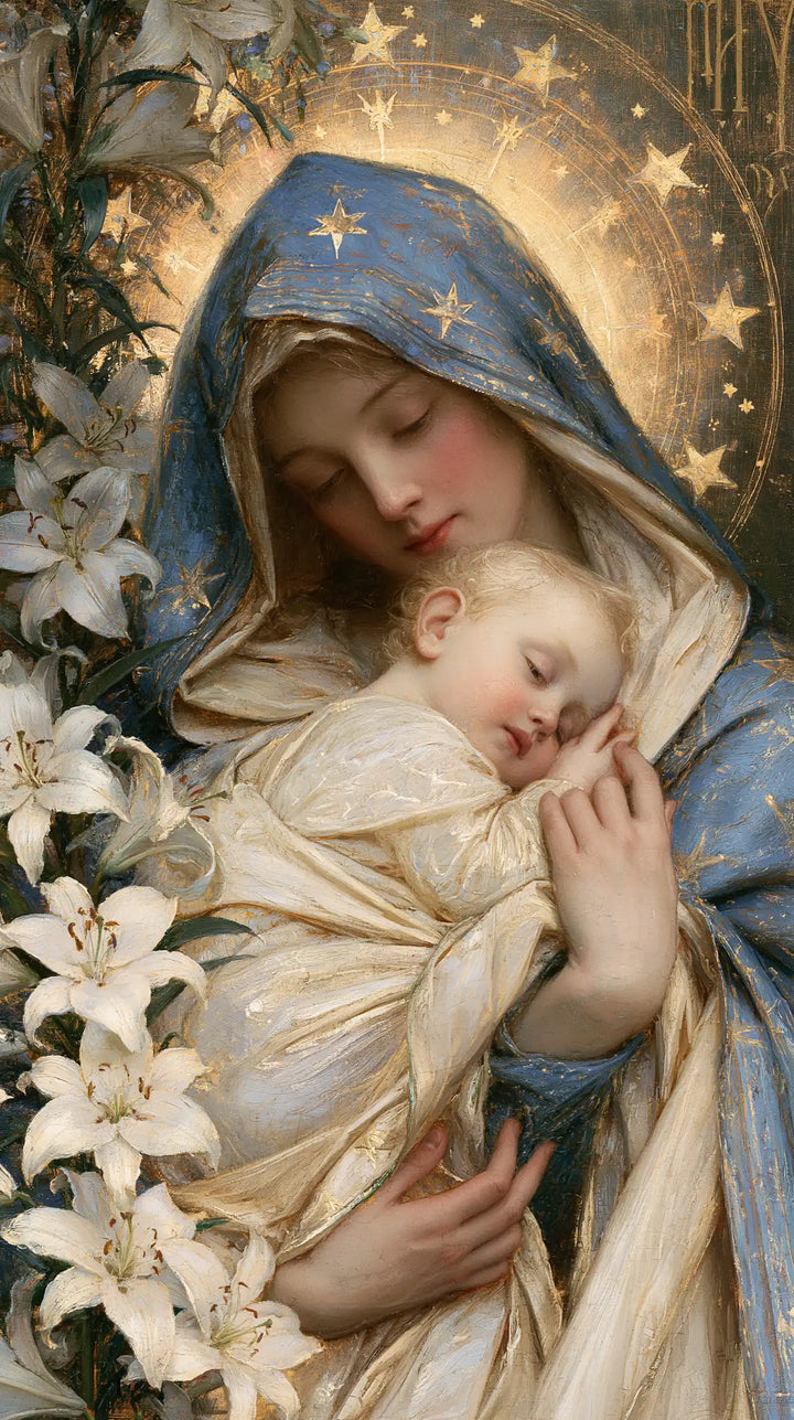 The Virgin and Child — Slumber Against the Raised Hand
