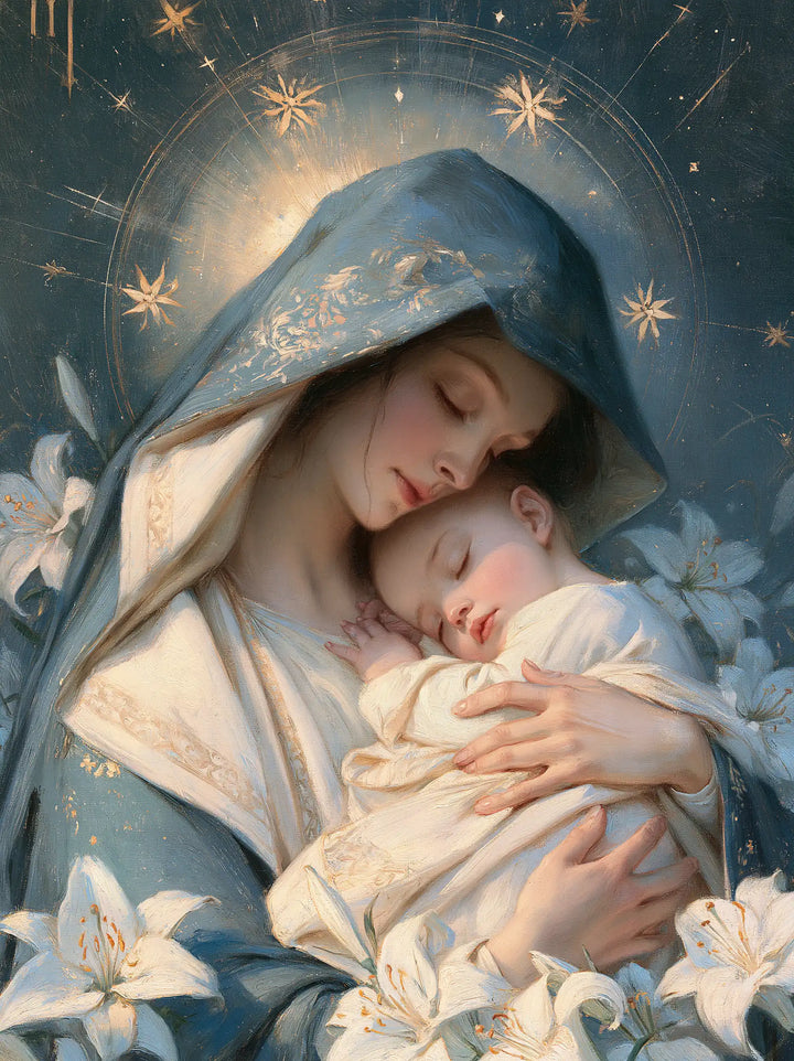 The Virgin and Child — The Little Dream in the Soft Blue Night