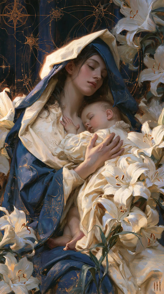 The Virgin and Child — The Cupped Hand in the White Garden