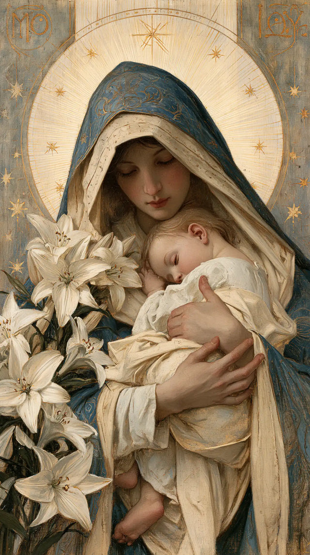 The Virgin and Child — The Little Sleeper Before the Pale Disc