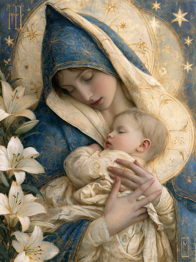 The Virgin and Child — The Little Hand Against the Silken Heart