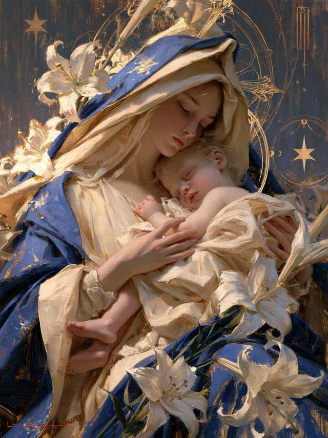The Virgin and Child — The Hand Offered to the Starry Sleeper
