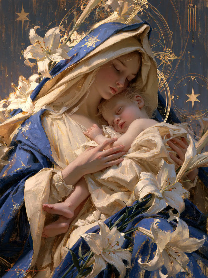 The Virgin and Child — The Hand Offered to the Starry Sleeper