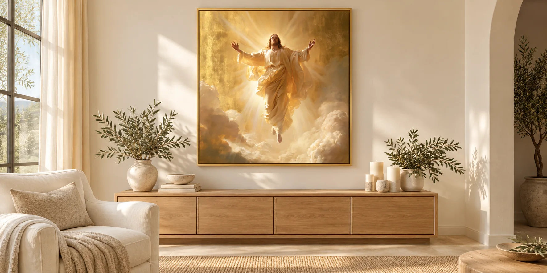 The Ascension of Jesus Christ - Caravaggio Tenebrism